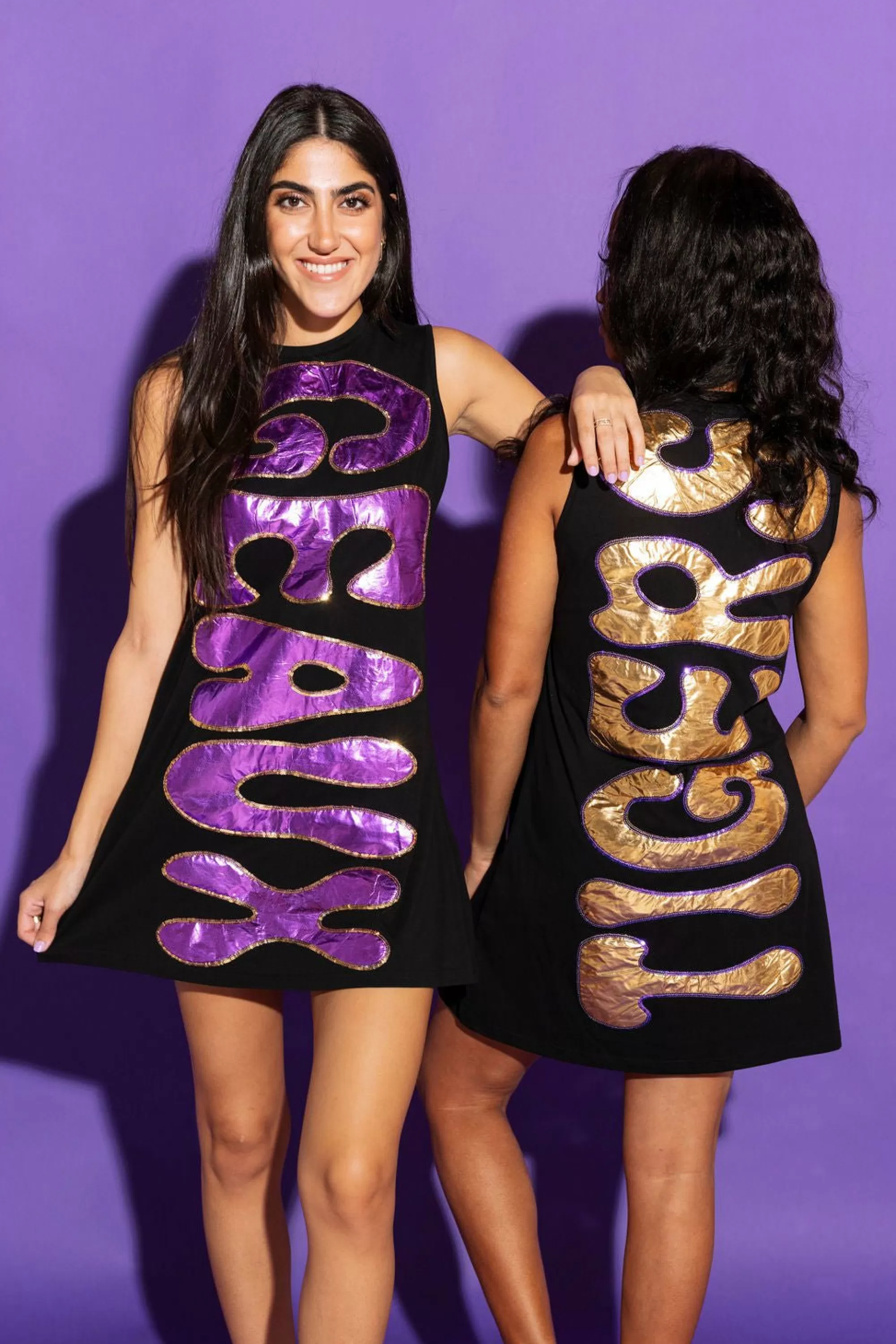 womens Queen Of Sparkles B Ack Iride Cent 'Geaux Tiger ' Tank Dre