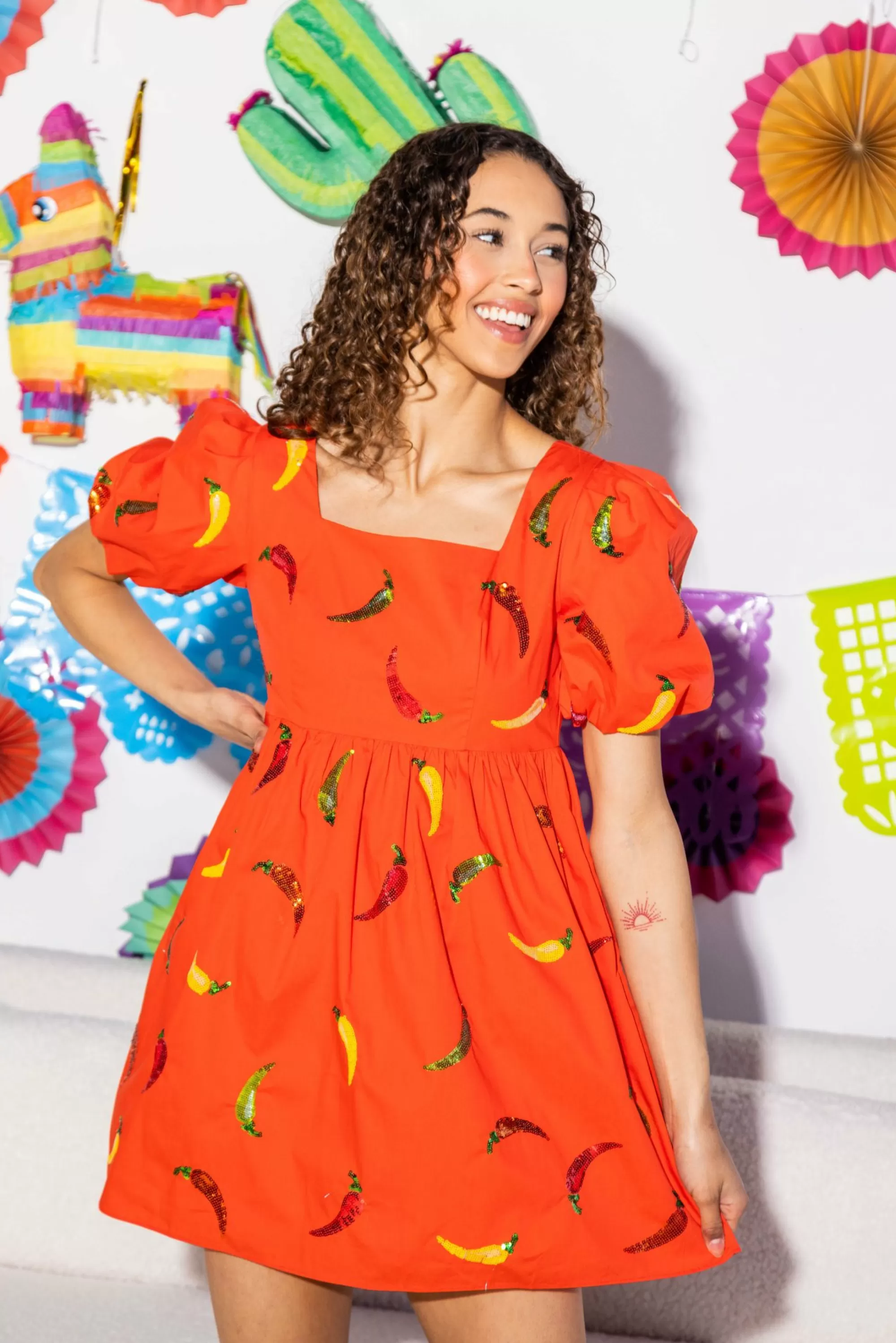 womens Queen Of Sparkles Chili Queen Dress