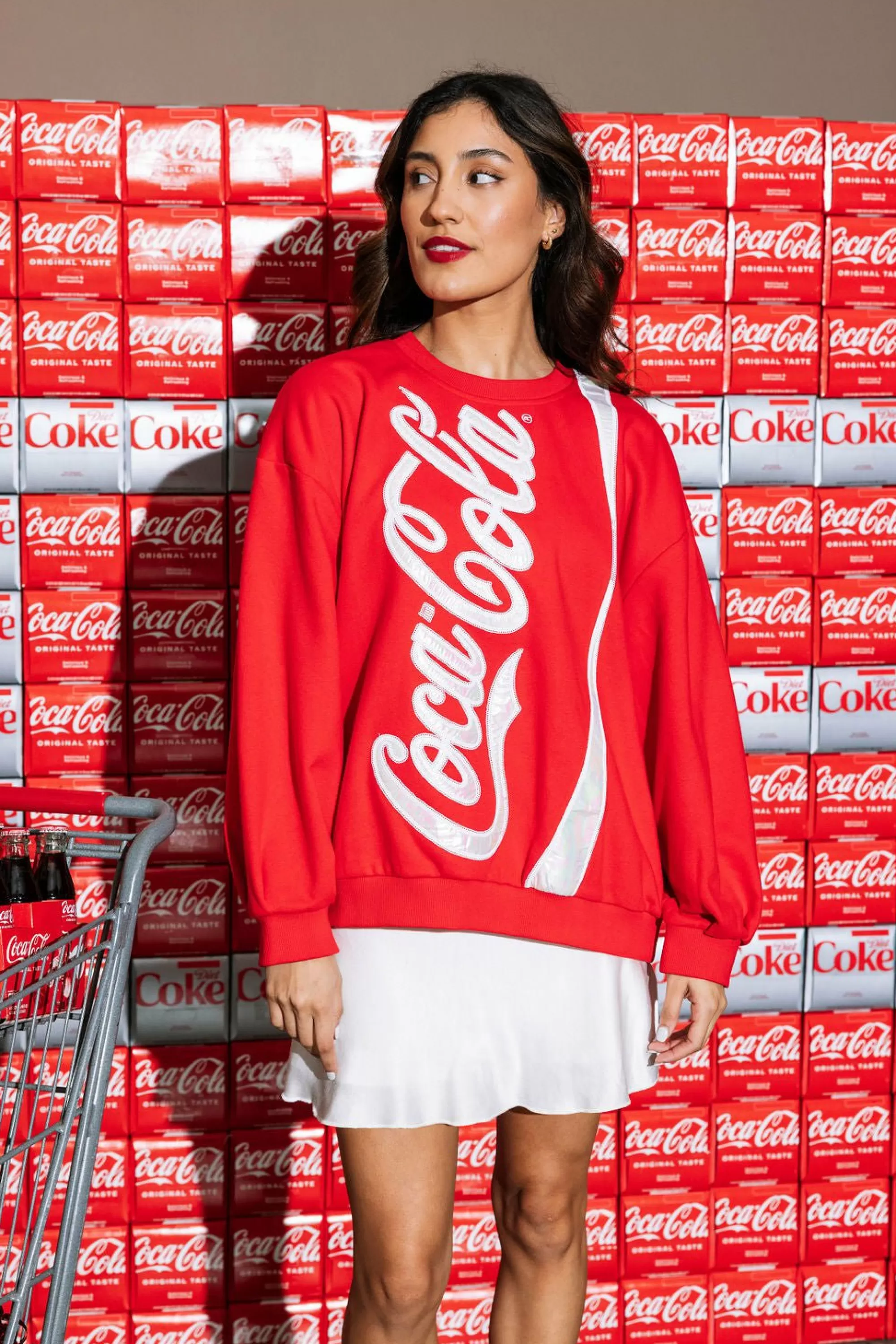 womens Queen Of Sparkles Coca-Cola® Sweatshirt