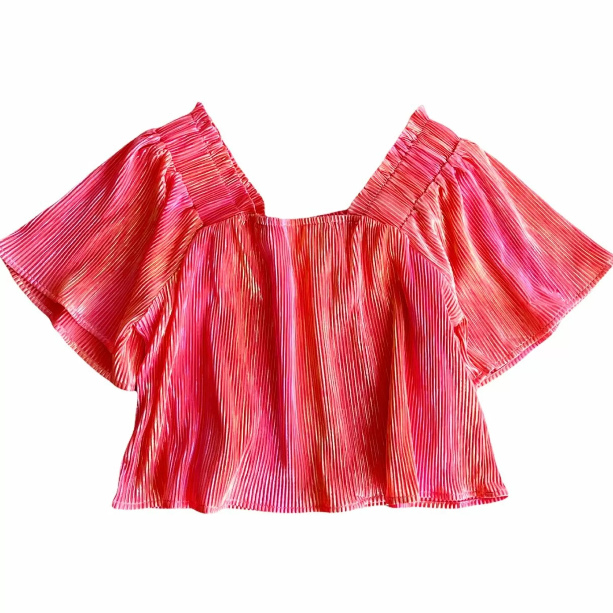 womens Queen Of Sparkles Flutter Top