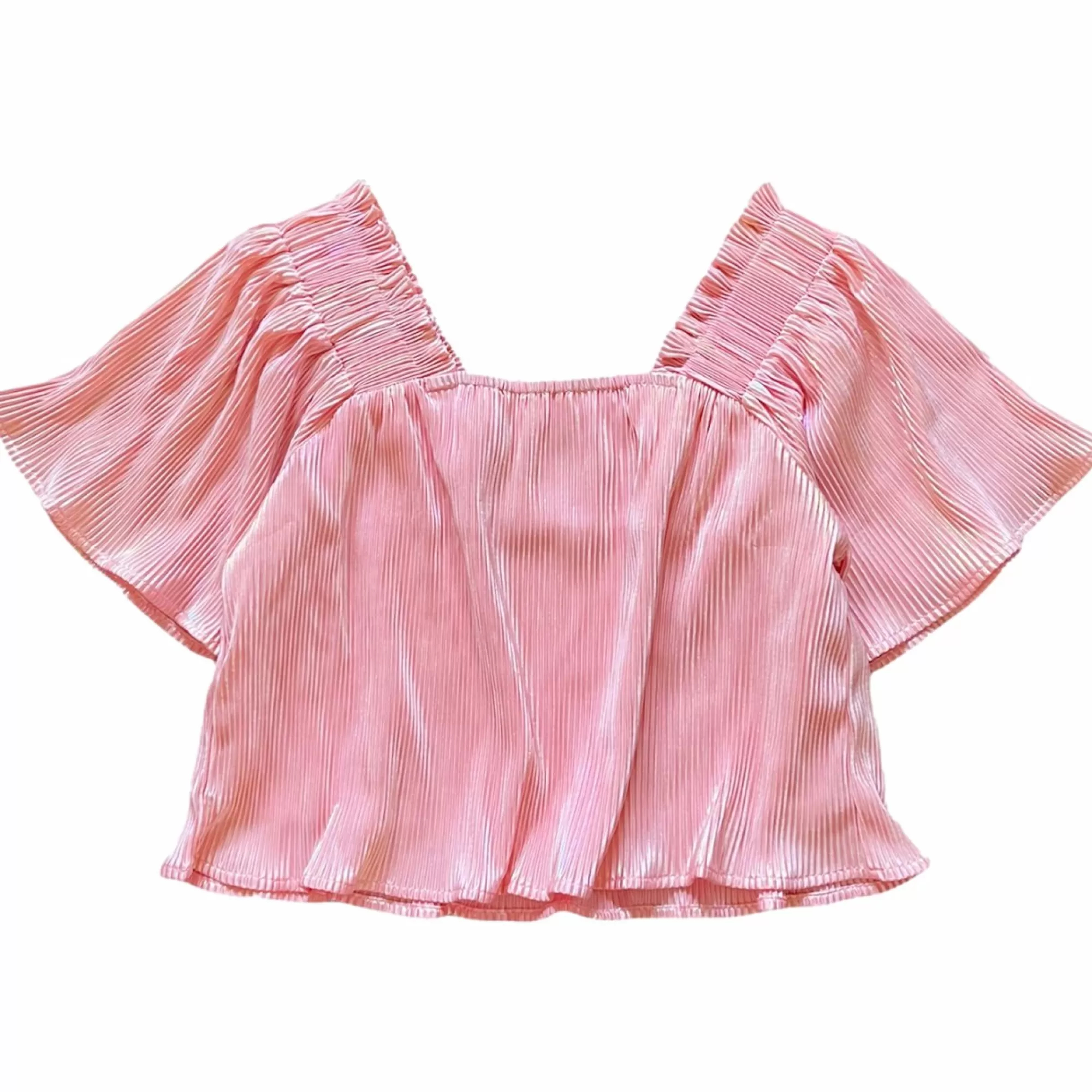 womens Queen Of Sparkles Flutter Top