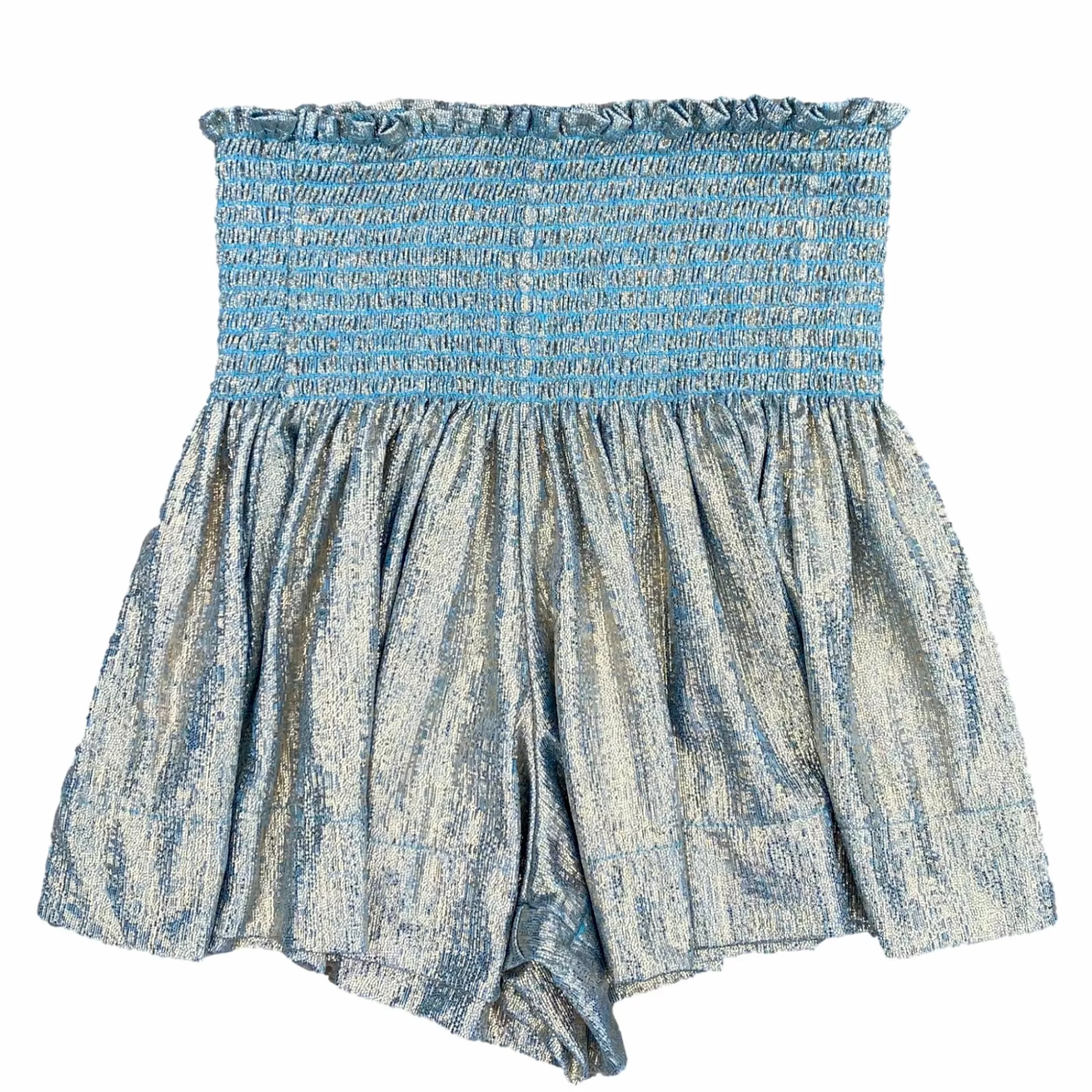 womens Queen Of Sparkles Mint Pebble Swing Shorts