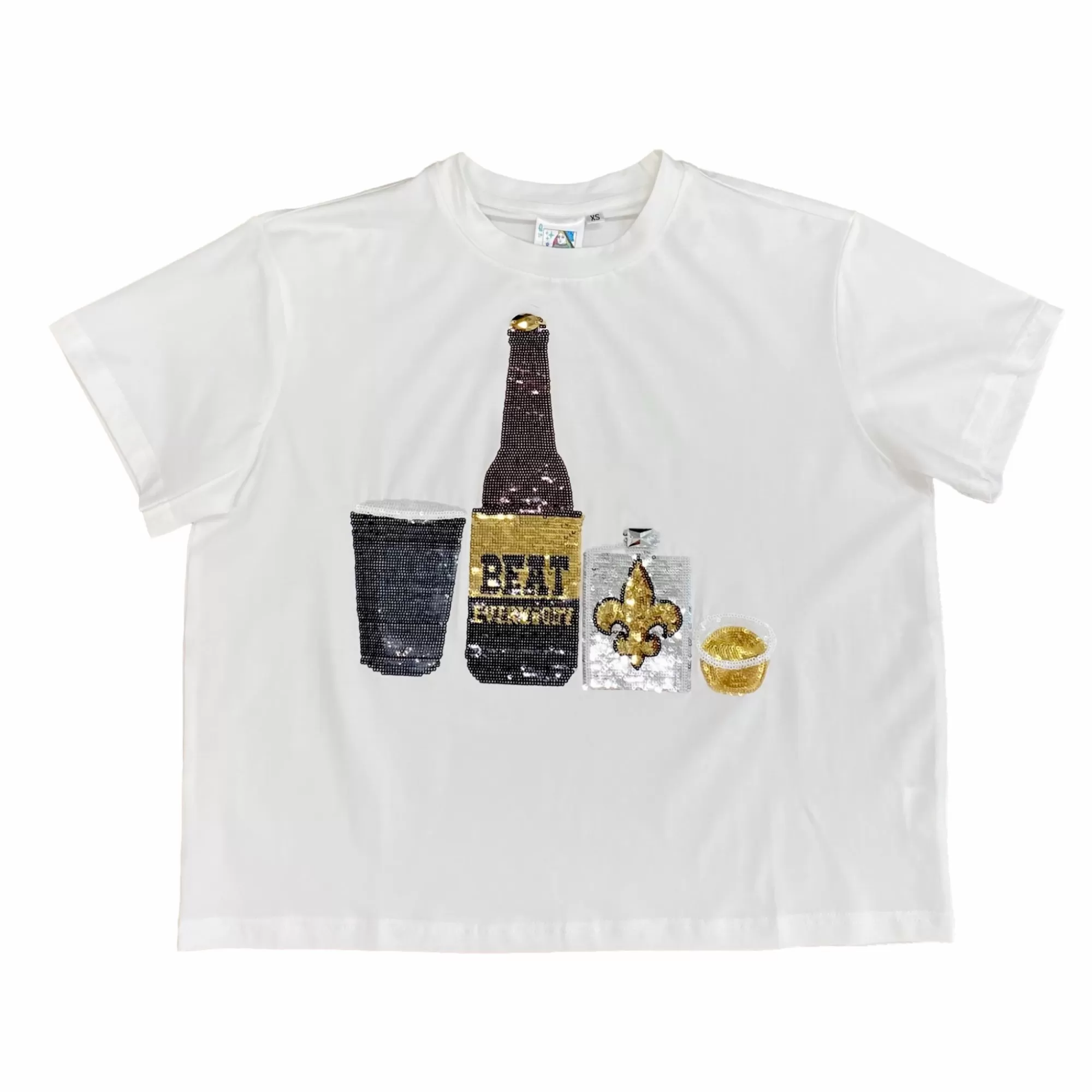womens Queen Of Sparkles Not A Saint When You Drink Tee