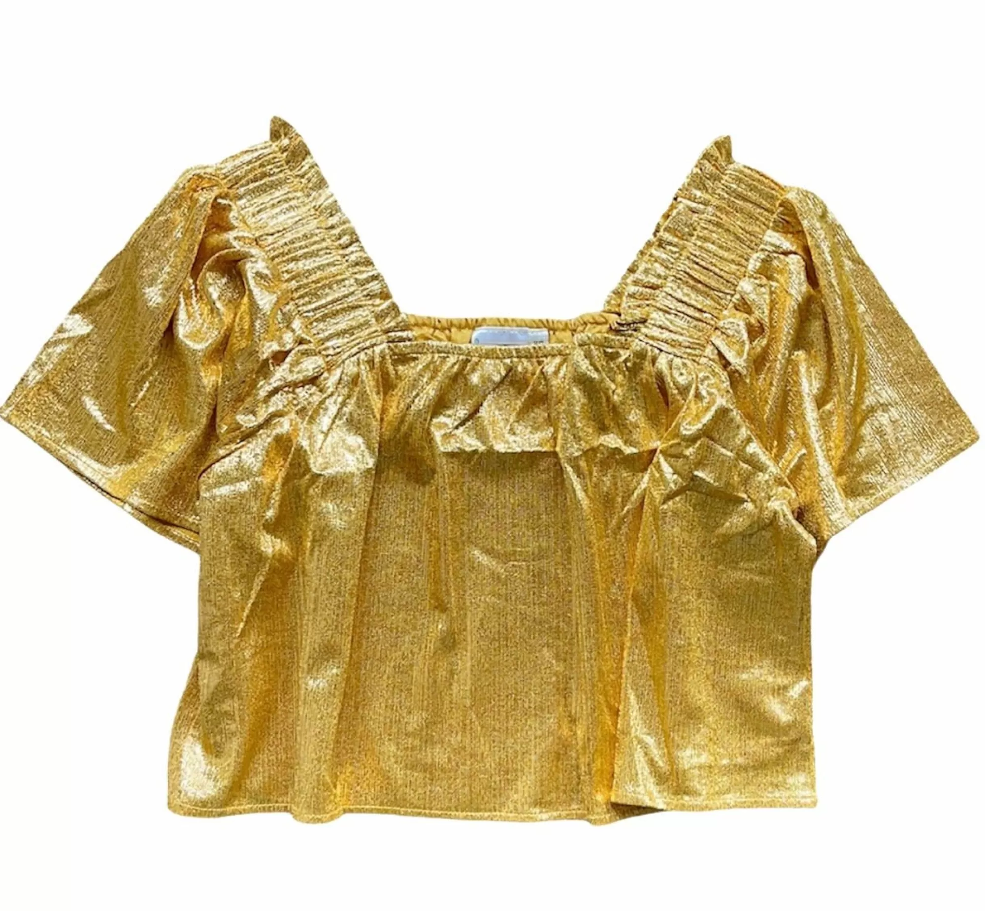 womens Queen Of Sparkles Pebble Flutter Top