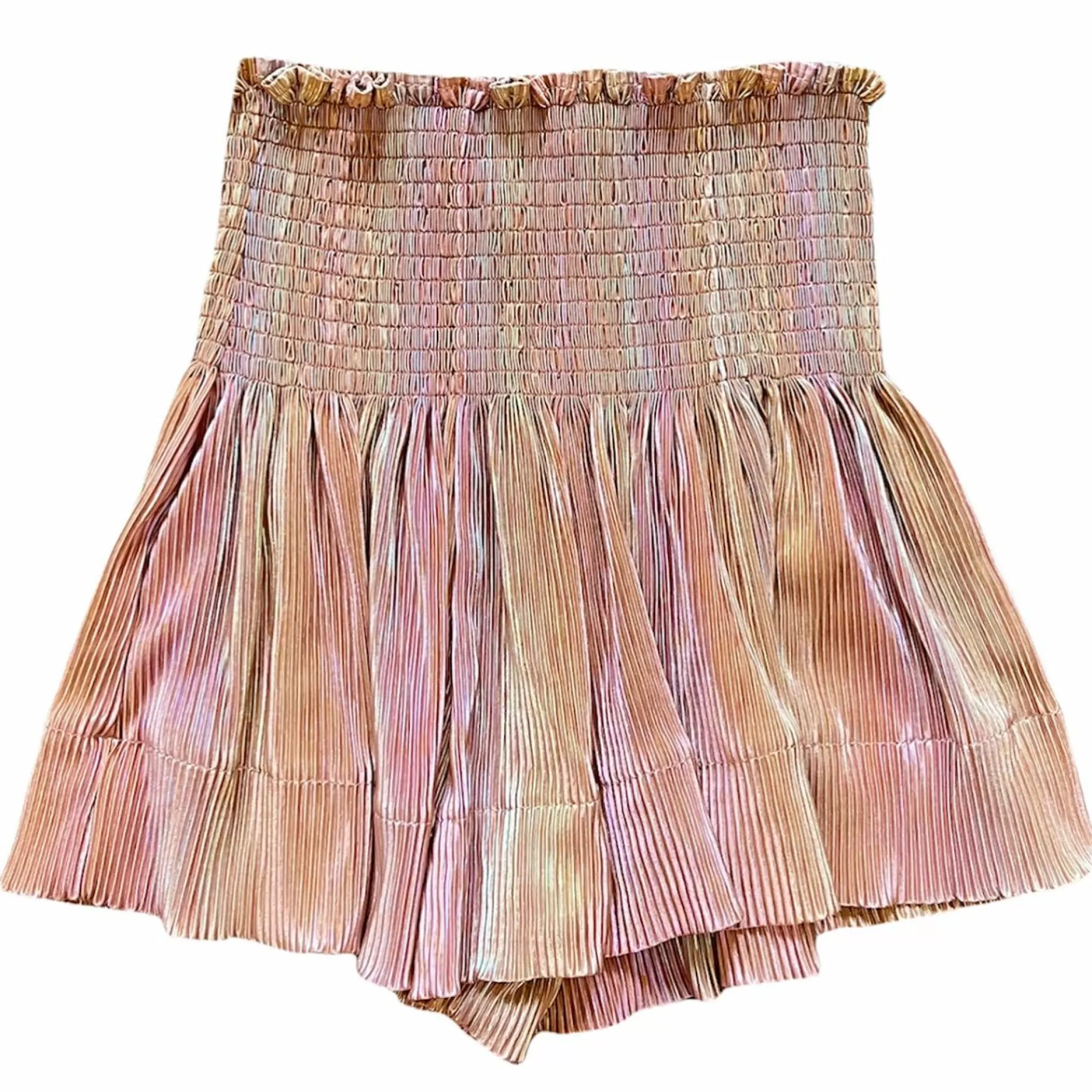 womens Queen Of Sparkles Pleat Swing Short