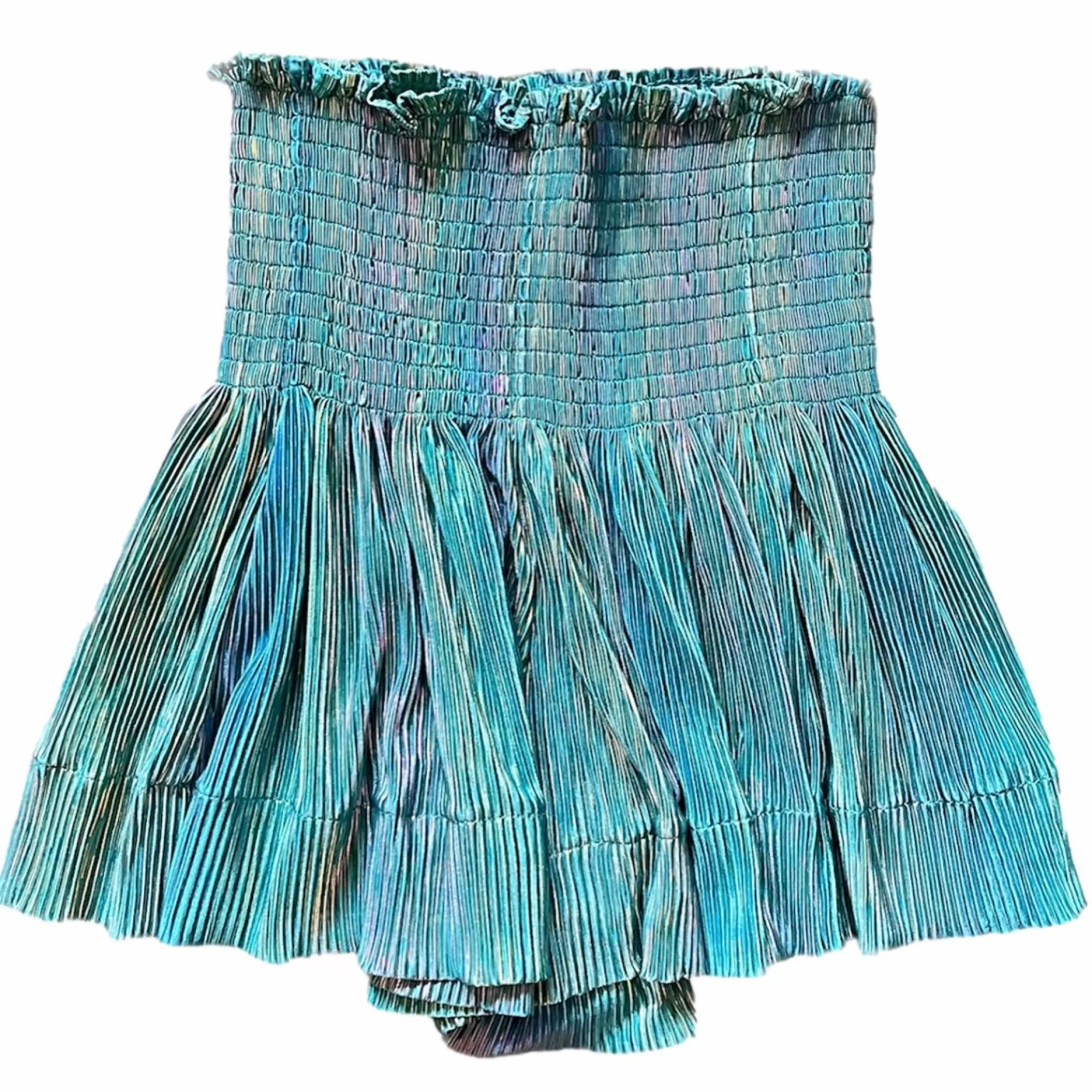 womens Queen Of Sparkles Pleat Swing Short