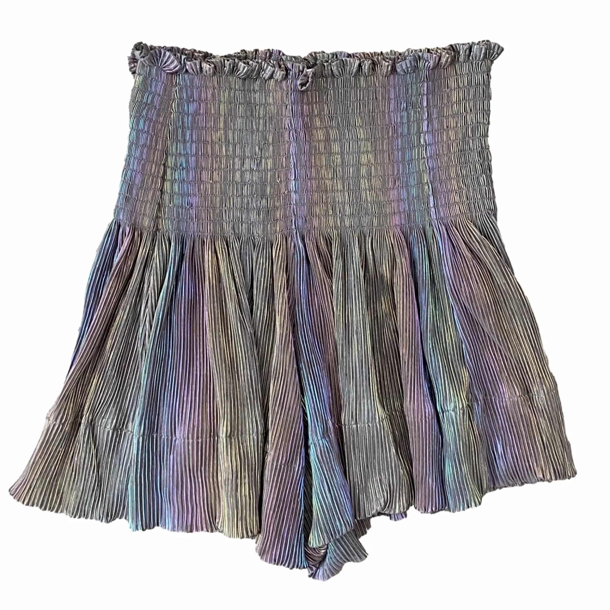 womens Queen Of Sparkles Pleat Swing Short