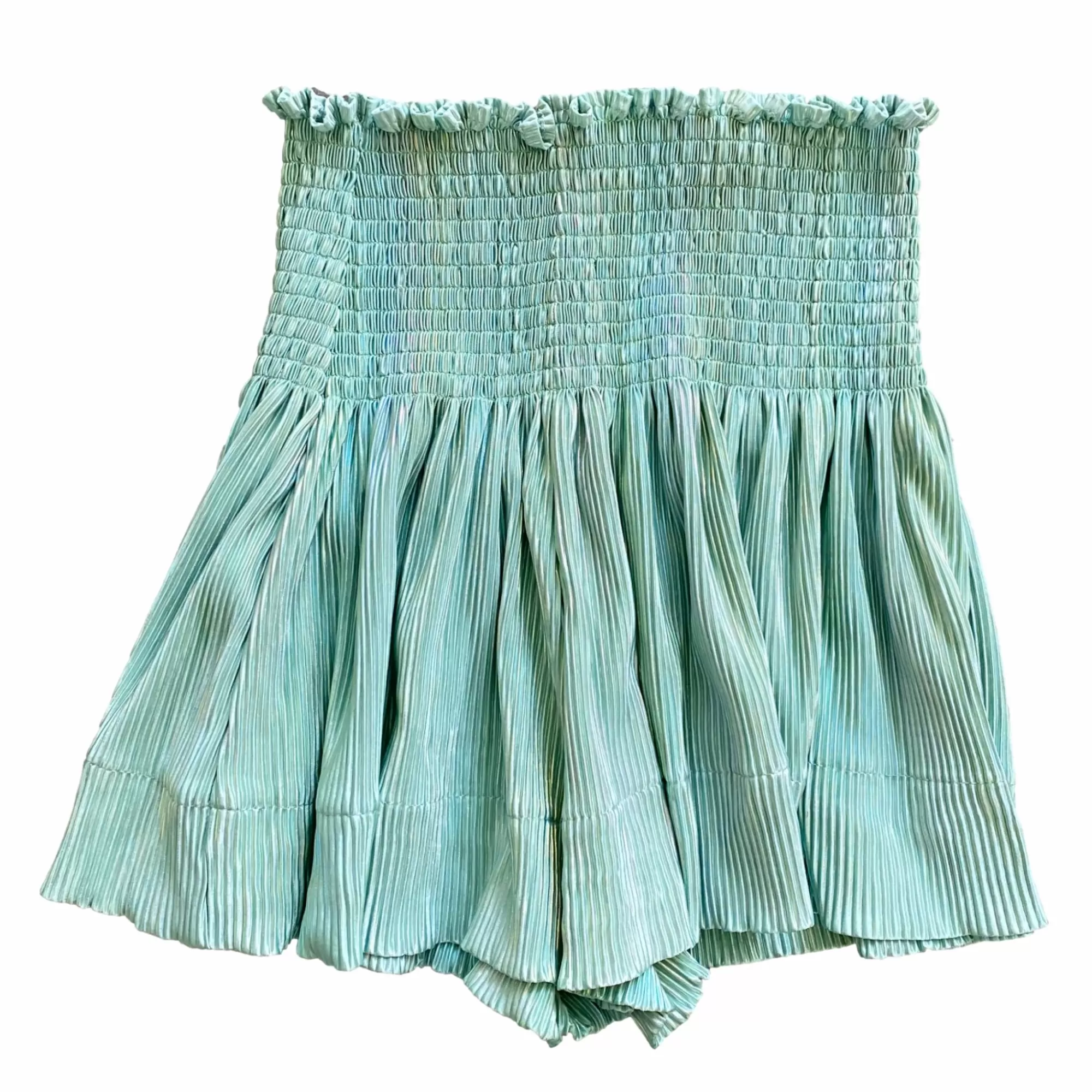 womens Queen Of Sparkles Pleat Swing Short