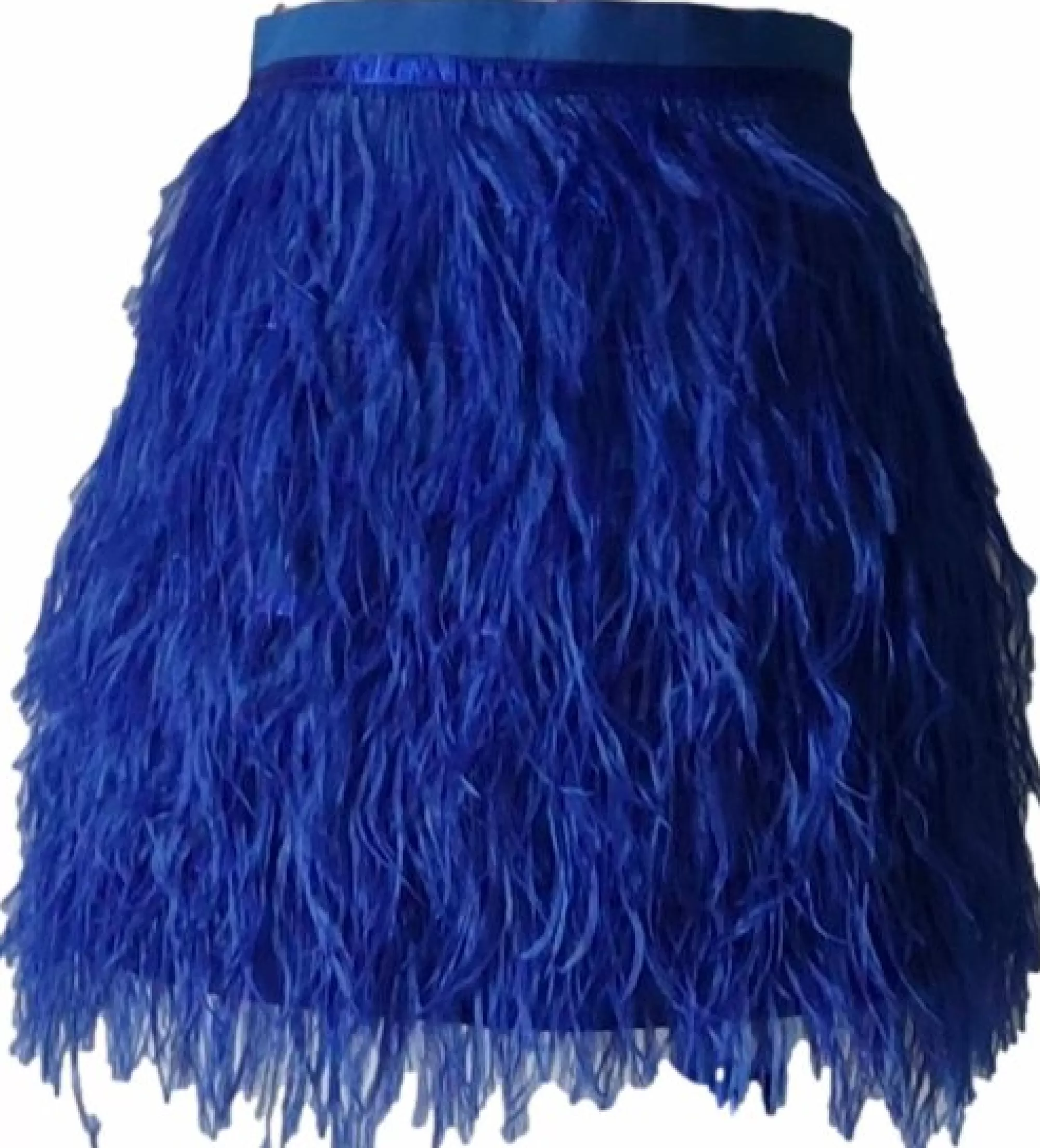 womens Queen Of Sparkles Royal Feather Skirt